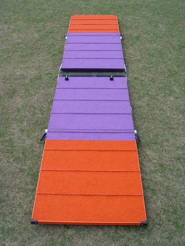 DogSport Rubber Surface Dog Agility A-Frame (7'), On-Wheel Interface is Ready, 7545RW-PU - size: 7'