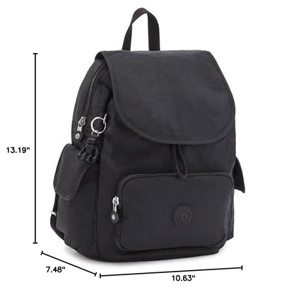 Kipling Women's City Pack S Backpacks, Black Noir, 27x33.5x19 Centimeters (B x H x T) - color: Black Noir, size: 27x33.5x19 centimeters (B x H x T)