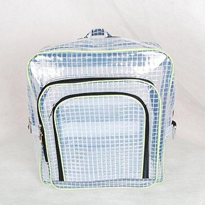 ESD 15.7inch 40cm*35cm*15cm anti-static clear backpack,cleanroom engineer tool bag full cover pvc for put computer tool working in clean room 1PCS … - color: One Piece Green Small