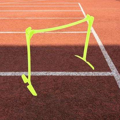 Cabilock Adjustable Foldable Soccer Training Hurdle – Green Agility Hurdles for Speed and Coordination Drills, Football Equipment for Athletic Agility Training