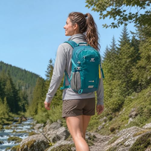SKYSPER Small Hiking Backpack, 20L Lightweight Travel Backpacks Hiking Daypack for Women Men - color: Lantc20-teal, size: 20l