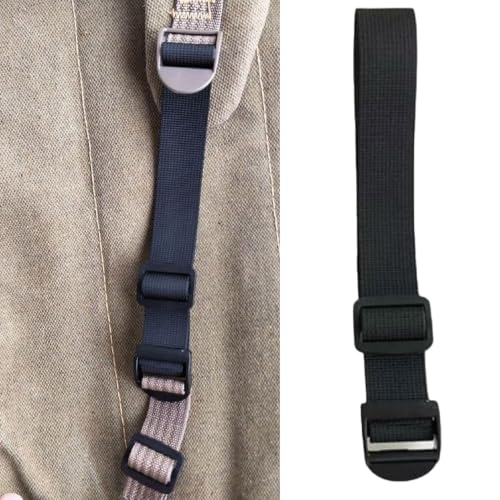4 Pack Backpack Straps Extender with Adjustable Buckles | Polypropylene, adjustable buckles. Extends straps for bags, fanny packs, travel. Durable, easy to use. 4 pack.
