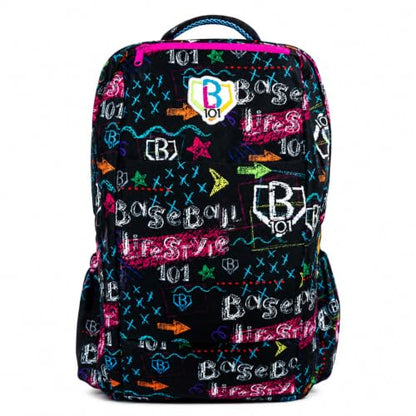 Baseball Lifestyle 101 Chalkboard Backpack - color: Chalkboard Backpack