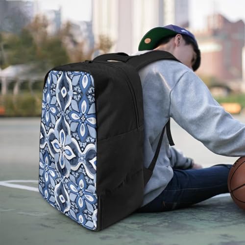 Basketball Backpack With Separate Ball Compartment And Shoes Fit Basketball Volleyball Football - color: Geometric Florals