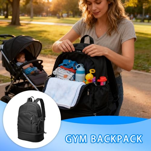 Gym Backpack Dry-Wet Separation Back Pack with Wet Pocket