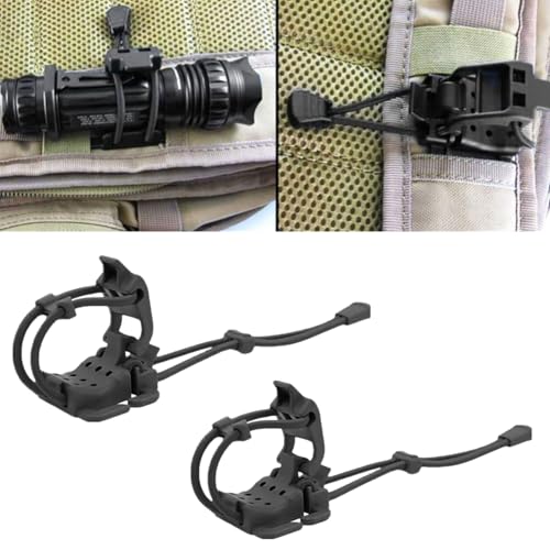 Tactical Gear Molle Clips, Multipurpose Backpack Binding Clip Walking Stick Fixed Clip Outdoor Hook Backpack Accessories for Clipping Gear to Backpack