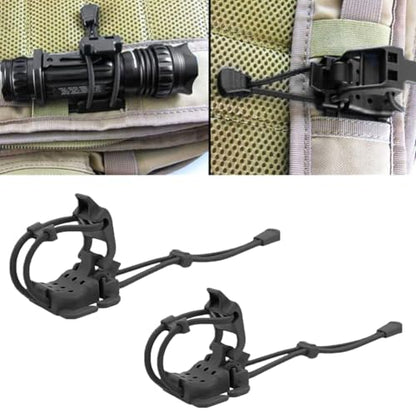 Tactical Gear Molle Clips, Multipurpose Backpack Binding Clip Walking Stick Fixed Clip Outdoor Hook Backpack Accessories for Clipping Gear to Backpack