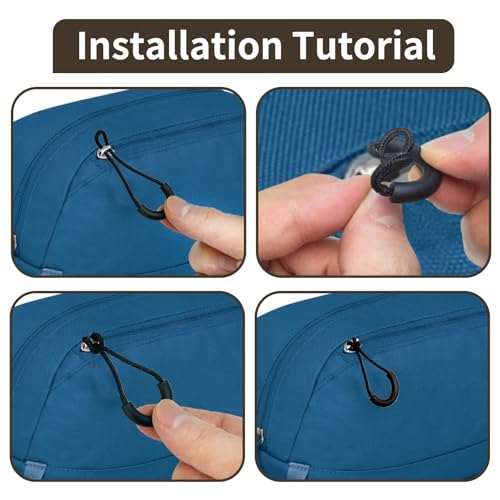 Zipper Pulls Compatible with Osprey,10PCS,Removable U Shape Zipper Pull Replacement for Backpack,Pouch,Luggage