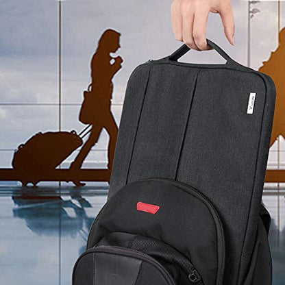 Voova Laptop Sleeve Carrying Case 15.6 16 Inch,Slim Computer Cover Bag Compatible with MacBook Pro 15/16, Dell xps 15,15-16 Inch HP Dell Asus Acer Laptop, Black - color: Black, size: 15.6-16 Inch