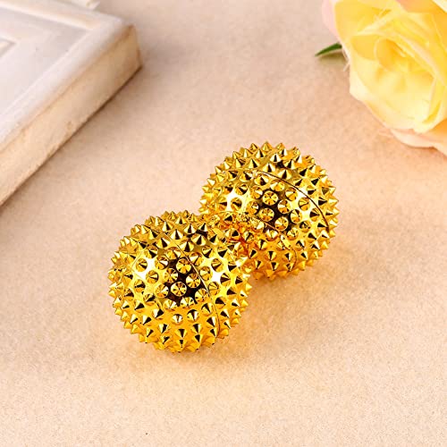 Spiky Massage Ball, 1 Pair 32mm Acupressure Ball, Hand Massage for Pain Pressure and Stress Relief