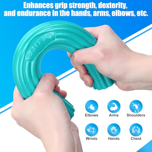 Flexible Resistance Bar for Physical Therapy, Resistance Exercise Twisting Bar for Tennis Elbow, Tendonitis Pain Relief & Grip Strength Improve - color: Green- Medium 15 LBS