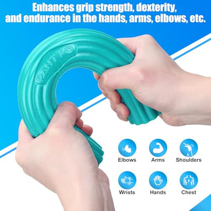 Flexible Resistance Bar for Physical Therapy, Resistance Exercise Twisting Bar for Tennis Elbow, Tendonitis Pain Relief & Grip Strength Improve - color: Green- Medium 15 LBS