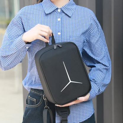 Carrying Case Backpack for DJI NEO Portable Travel Storage Chest Bag Small Shoulder Case EVA Hard Anti-pressure Protective Cover Shell Housing Organizer, 28.4x20.8x13.1cm