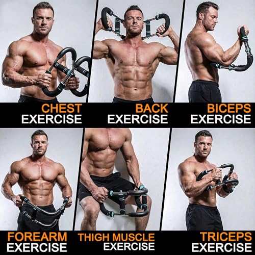 Twister Arm Trainer, 40-100lb Adjustable Chest Workout, Portable Resistance Power Twister for Home & Travel