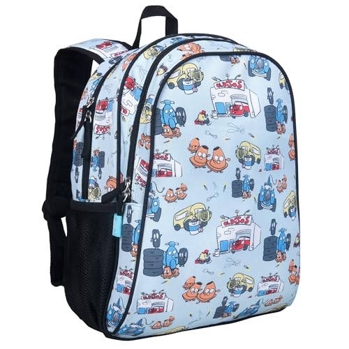 Wildkin Jo's Garage 15 Inch Backpack - color: Blue