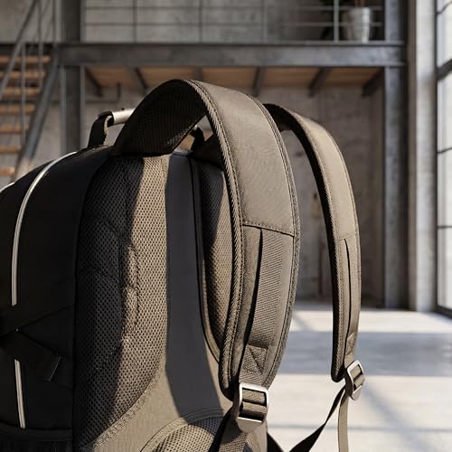 Spacious And Lightweight Outdoor Travel Backpack Featuring a Shoe Compartment - Ideal for Hiking, Camping, And (Black) - color: Black