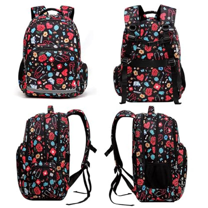Gatycallaty Nurse Backpack for Women Girls Laptop Work Bag College Nursing Assitant Cna Cma Home Health Hospital Commuter Essentials Gift (nurse) - color: Nurse