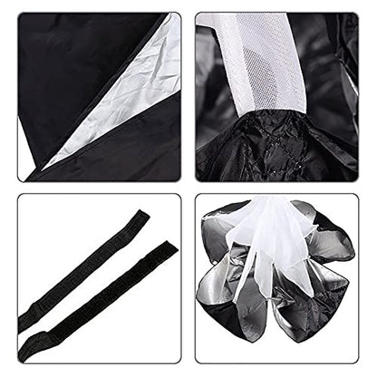 Resistance Parachute Speed Sprint Training Chute, Running Parachute Resistance Trainer with Adjustable Belt, Improving Speed/Stamina/Strength