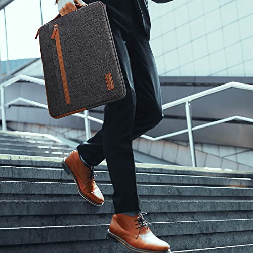 kizuna 12.5-13.3 Inch Laptop Sleeve Case Computer Bag for 13.6" New MacBook Air M2 2022/iPad Pro M2 12.9"/MacBook Pro 14 M1 Max 2022/13.3" MacBook Air/14.2" MateBook X Pro/Lenovo/Dell,Brown - color: Brown, size: 12.5-13.3 Inch / MacBook Pro 14 M1 Max