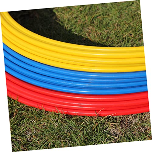 Soccer Agility Rings Set 9pcs Training Equipment for Football Basketball Abs Material