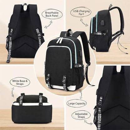 Soccer Player 7 Multifunction Sport Backpack Travel Laptop Football Fans Bag for Men Women (Earthy White - 3) - color: Earthy White - 3