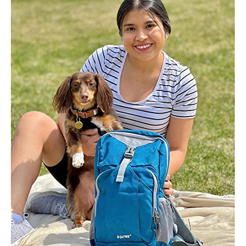 G4Free Mini 10L Hiking Daypack Small Hiking Backpack Cycling Compact Shoulder Backpack Outdoor for Men Women - color: Navy Blue