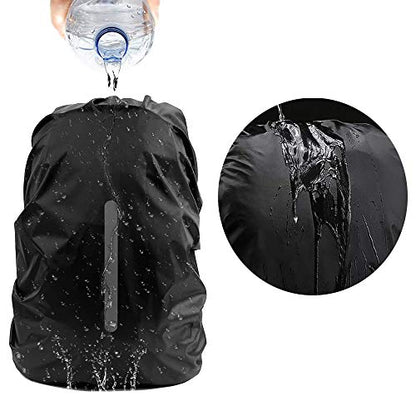2 Pack Waterproof Rain Cover Backpack Rain Cover Waterproof Rucksack Cover with Reflective for Hiking Camping Traveling Cycling Anti-dust,Anti-Theft,Outdoor Activities(M (30-40L)