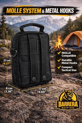 Tactical Sling Bag, EDC Sling Backpack with MOLLE, Small Military Crossbody Tactical Pack, Compact Everyday Carry Bag for Travel, Hiking, Outdoor, Water Resistant (Black) - color: Black