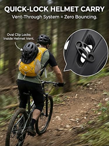 Hydration Hiking Backpack, Water Hiking Backpack, Hydration Backpack with 15l Water Bladder, Runinnng Backpack for Men Women for Cycling Campling - color: Orange