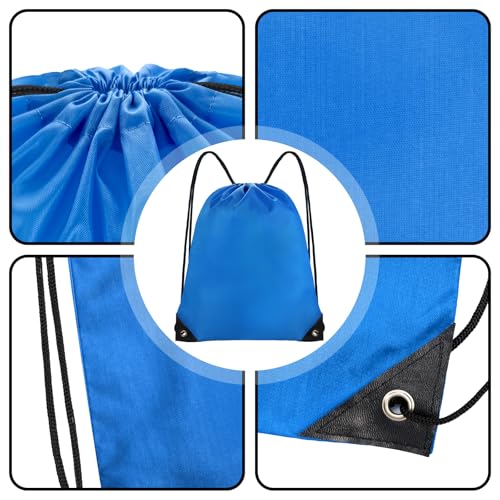 Grneric Drawstring Backpack Bulk 70Pcs String Backpack Drawstring Bags Cinch Bag Sackpack for Men Women Gym(14 Colors) - color: 14 Colors