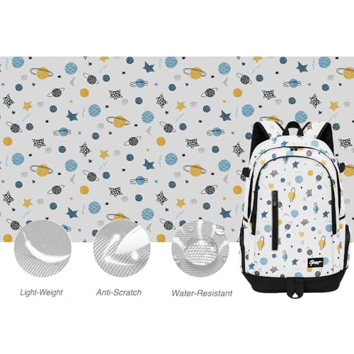 rickyh style School Backpack Travel Bag for Men & Women Lightweight College Back Pack with Laptop Compartmen - color: 01xqiu