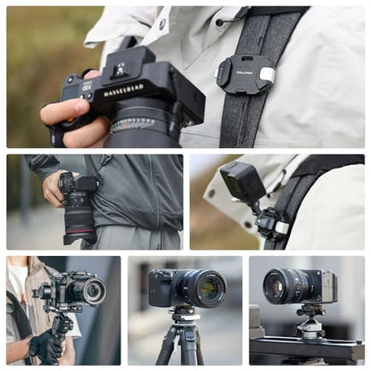 ULANZI F38 Camera Backpack Strap Clip Quick Release Kit for Backpack Straps V2, QR Plate Camera Tripod Mount - size: Backpack Straps V2 Kit