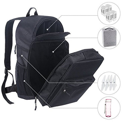 Smatree Hard Shell Backpack Compatible for DJI Phantom 4/4 Pro (Original Styrofoam Case, Phantom 4 Battery, Propellers Not Included)