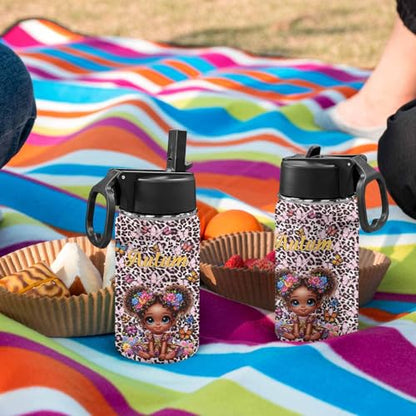 Custom Diaper Bag with Name,Personalized Diaper Bag Backpack &Insulated Water Bottle Mother Gift,Custom Monogram Baby Travel Bag Nursing Diaper Mommy Backpack with Adjustable Shoulder Straps Nappy Bag - color: Design 19