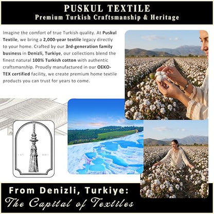 PÜSKÜL Natural 100% Turkish Cotton Waffle Bath Towels Set of 2-Piece | 32x63 inch Extra Large Absorbent Quick-Dry Lightweight Spa Towel | Luxury Sauna Accessories (Pink Powder Bath Towels - Pack of 2) - color: Pink Powder