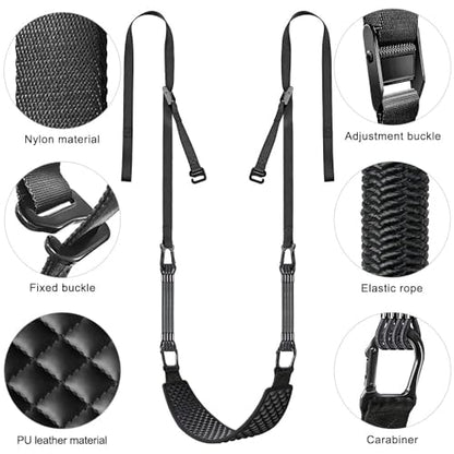 Kipika 48" Ceiling Mounted Pull Up Bar, Heavy Duty Multi-Grip Chin Up Bar,Mounted Pullup Bar, Adjustable Height, Pull Up Bands for Chin Ups & Body Stretching, Ideal for Home Gym and Strength Training - color: Pull Up Bands