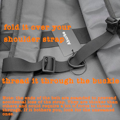 Backpack Chest Strap, Universal Add on Adjustable Sternum Strap, Chest Belt Replacement, with Heavy Duty Quick Release Buckle Clip, for Travel, Hiking, Camping, School - color: Black
