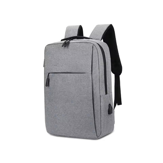 Business Laptop Backpack, Oxford, Casual Daypack with USB Port, Anti-Theft Travel Rucksack for Work, 11.8x4.7x15.7 Inches (grey, 11.8x4.7x15.7 Inches) - color: Grey