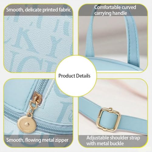 Mini Womens Backpack, Small Travel Backpack, Stylish Daypack Purse Handbag Small Casual Daily Travel Bag, Womens Gifts for Work Travel Daily, Blue