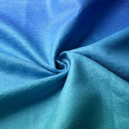 Eunzel Hot Yoga Towel, Non Slip Yoga Mat Towel Sweat Absorbent Printed Yoga Towel with Grip Dots for Hot Yoga, Pilates and Workout 72"x 24", Oceanic Melt - color: Oceanic Melt