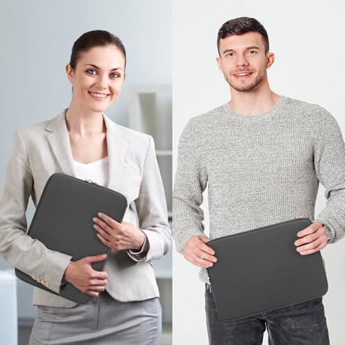 RAINYEAR 11-11.6 Inch Laptop Sleeve Protective Case Soft Carrying Cover Compatible with MacBook Neo A18 11.6" MacBook Air for 11" Notebook Tablet Chromebook (Gray) - color: Gray, size: 11"-11.6"