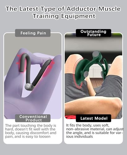 Pelvic Floor Exercise Device Available in 35 lb and 49 lb Resistance, Kegel and Inner Thigh Muscle Trainer, Home Workout Equipment for Postpartum Recovery, Women and Men, with Band - color: Dark Green