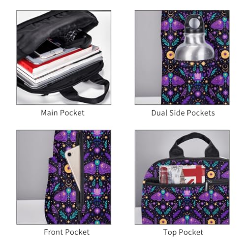 Eco Polyester Backpack, Ergonomic Straps, Fits Tablet, for Work or Hiking - color: Picture (227)
