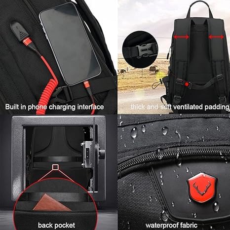 DUSLANG Travel laptop backpack, Extra Large 80L Traveling College Backpack,Large Capacity Backpack for Men Women,Fits 17 Inch Computer, USB Charging Port, Black - color: 80l Black With Shoes Storage Bag