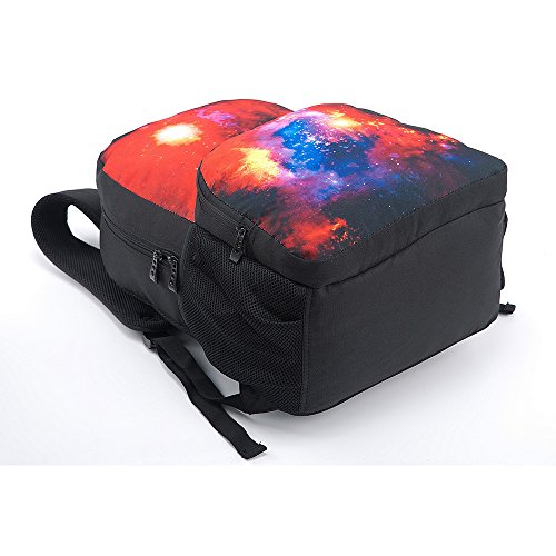 CAIWEI backpack teen, Universe Space TrendyMax Galaxy Pattern Backpack Cute for School (Starry sky 1) - color: Starry Sky 1, size: 17.5*13*6.7 Inch