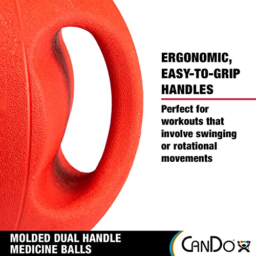 CanDo 505041 Molded Dual-Handle Medicine Ball, 11lb - style: c) 11 lb