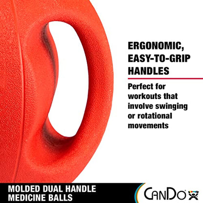 CanDo 505041 Molded Dual-Handle Medicine Ball, 11lb - style: c) 11 lb