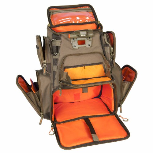 Custom Leathercraft Wild River CLC WT3505 Tackle Tek Mission Lighted Convertible Tackle Bag with Four PT3500 Trays, Small