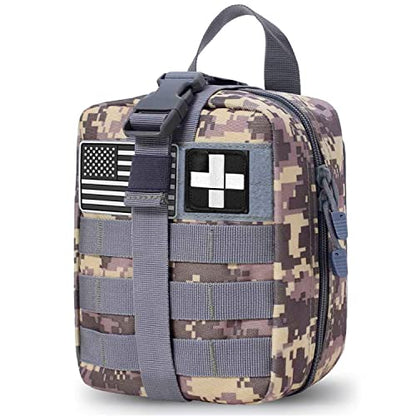 Molle First aid Kit pouch Empty ifak bag EMT Tactical Pouch for Med Rescue - color: ACU