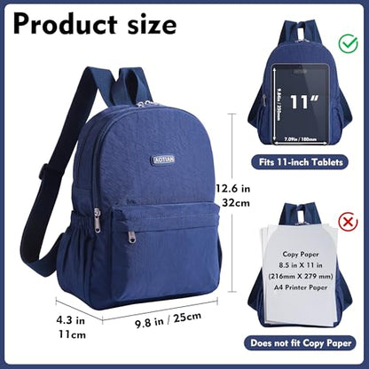 AOTIAN Lightweight Small Hiking Backpack for Women - Durable Water-Resistant Daypack for Travel, Camping & Outdoor Adventures - color: Blue-small